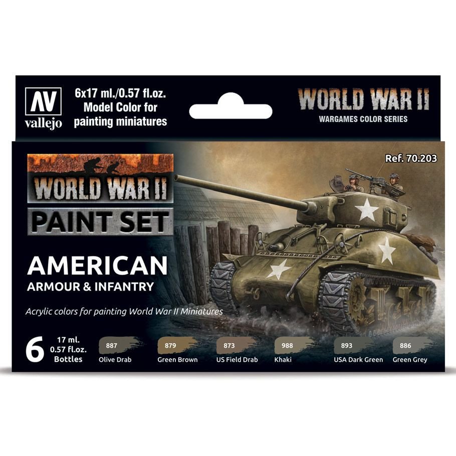 MC: WWII:Set: American Armour & Infantry box art