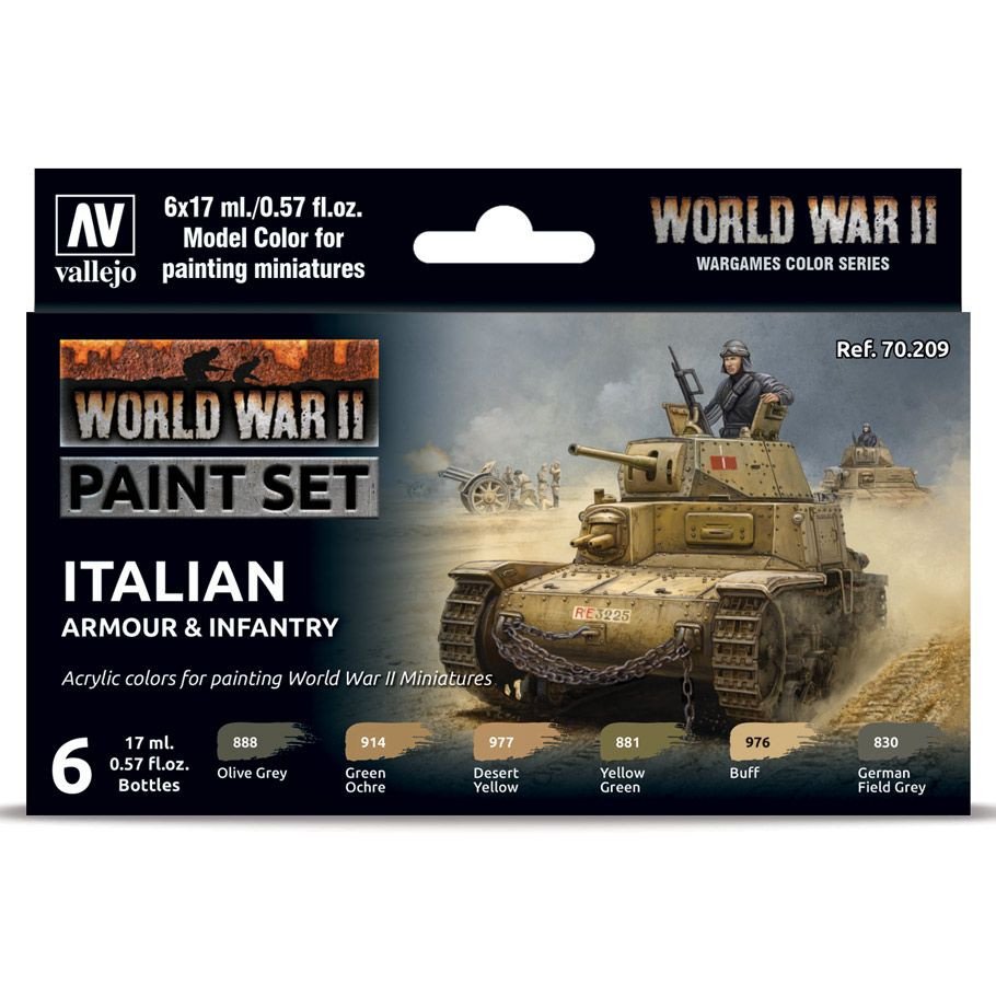 MC: WWII: Set: Italian Armour & Infantry box art