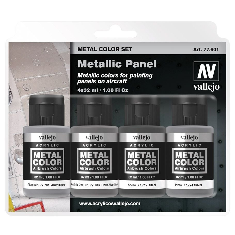 MC: Metal: Metallic Panel 4pk (32ml) box art