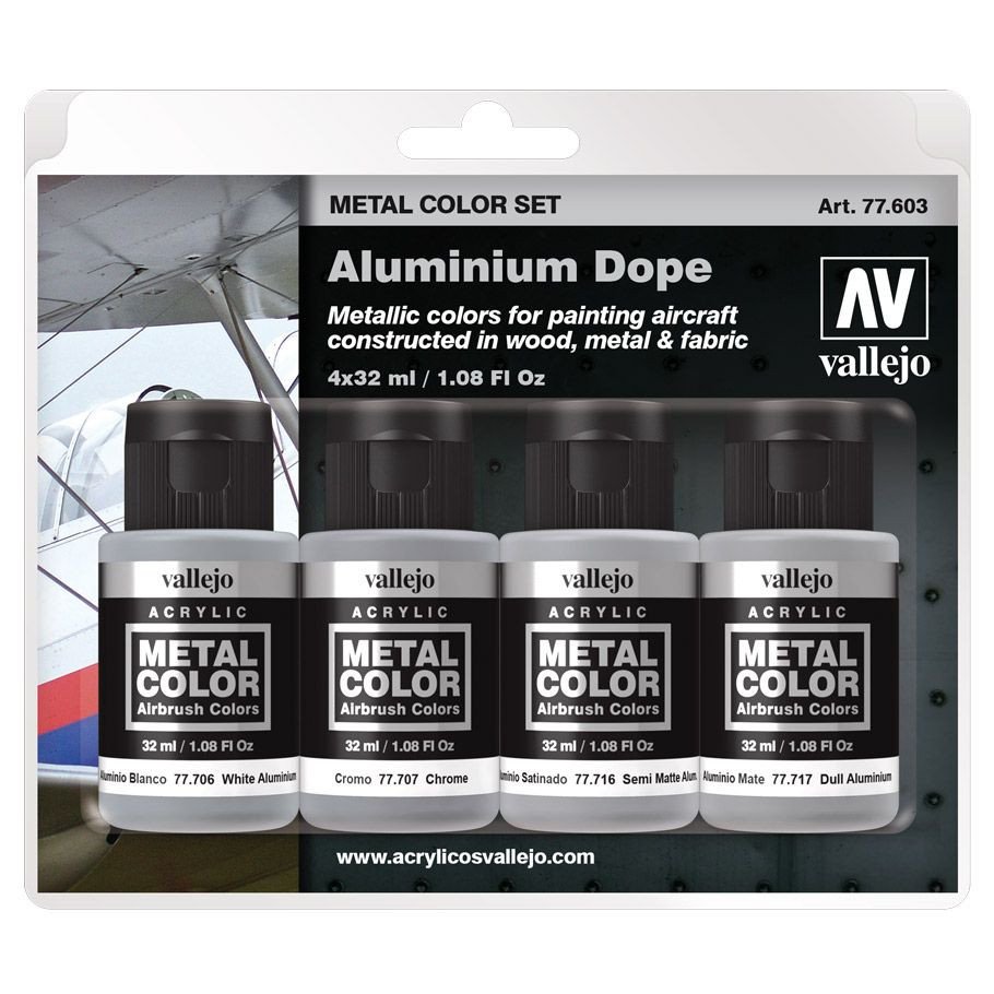 MC: Metal: Aluminium Dope 4pk (32ml) box art