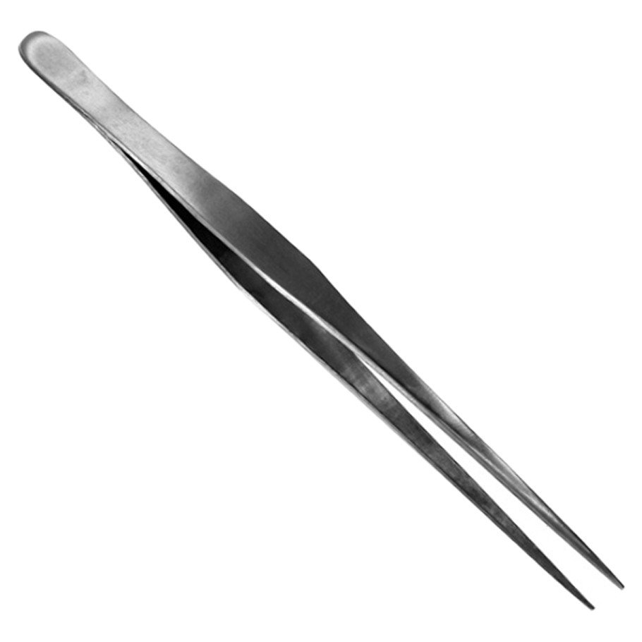Straight Tip Stainless Steel Tweezers box art