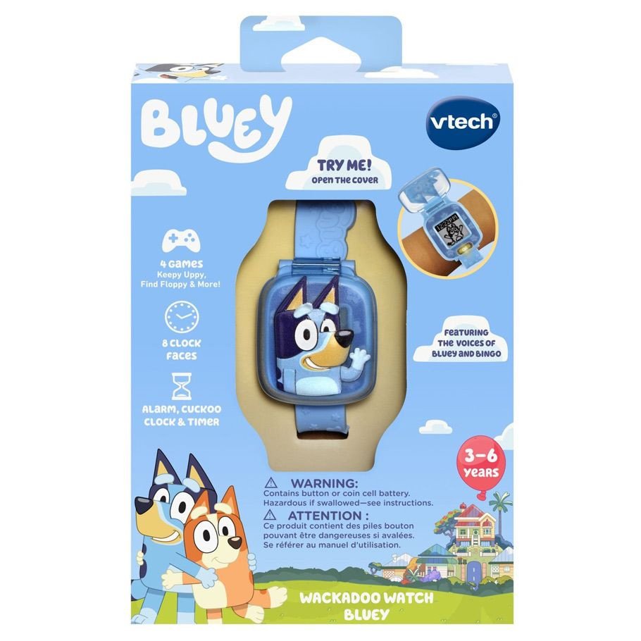 VT: Bluey: Wackadoo Watch: Bluey (4) box art