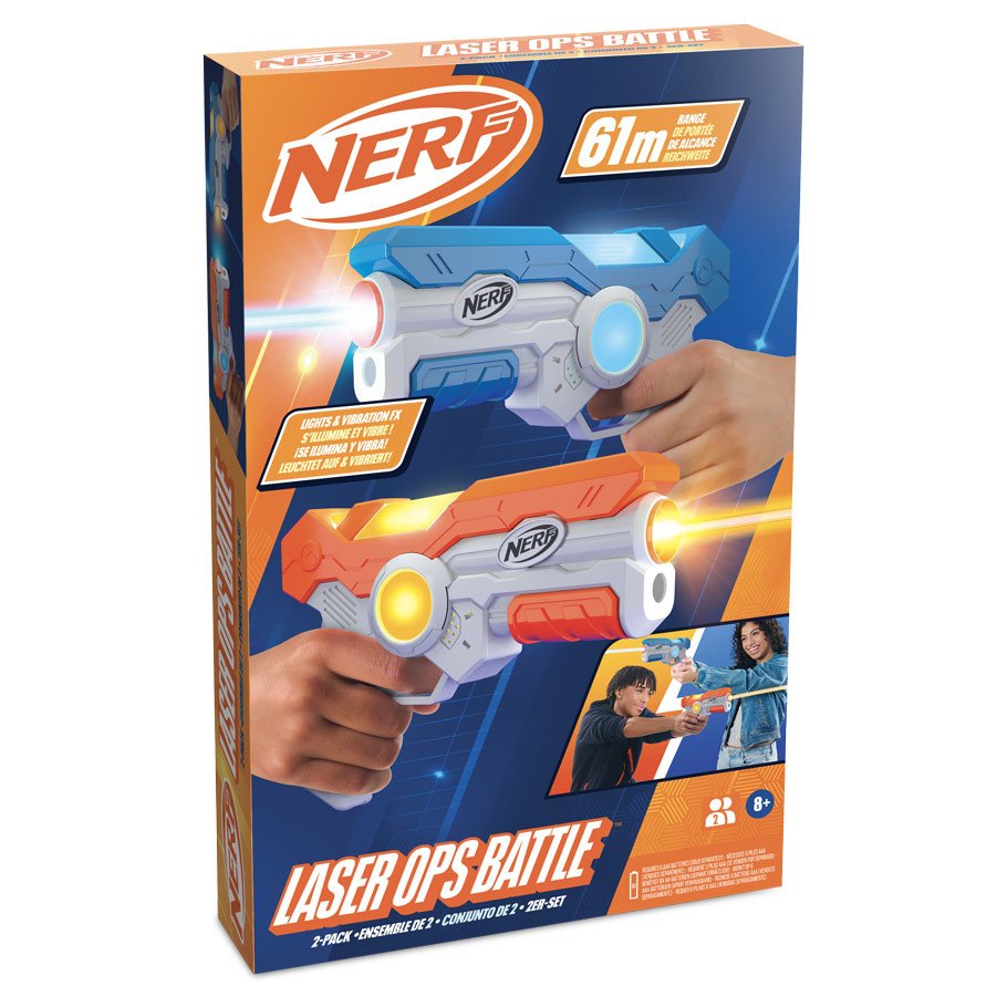 NERF: Laser Ops Arena 2-Pk (8) box art