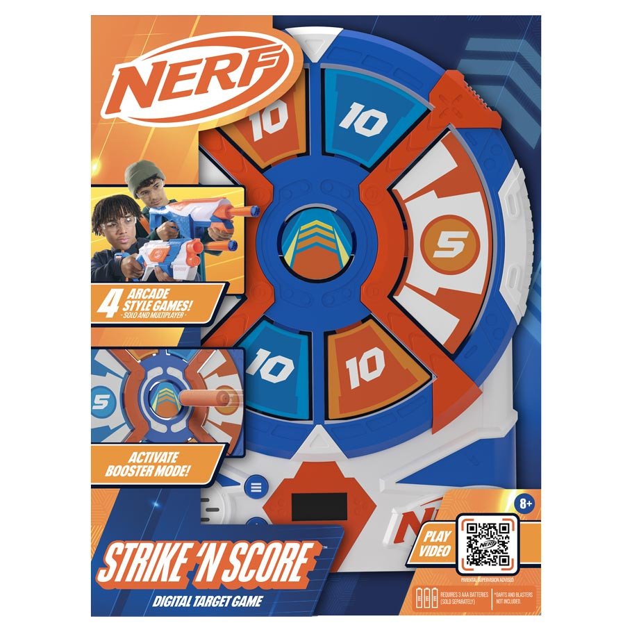 NERF: Bullseye Strike 'N' Score (4) box art
