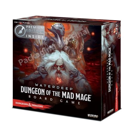 DUNGEONS AND DRAGONS: WATERDEEP: DUNGEON OF THE MAD MAGE ADVENTURE SYSTEM BOARD GAME (STANDARD EDITION) box art